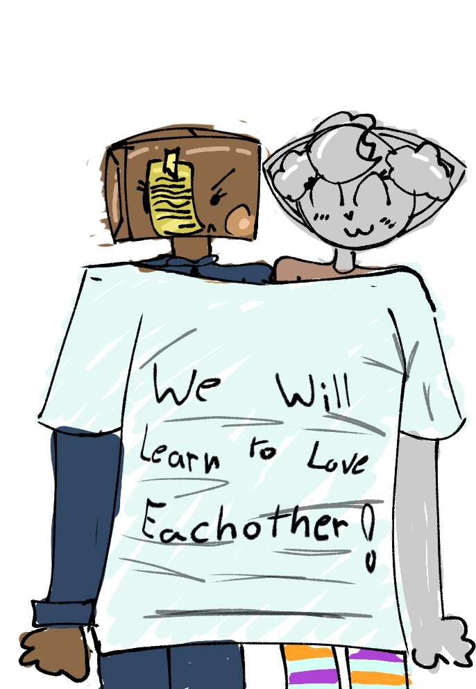 We will learn to love eachother meme